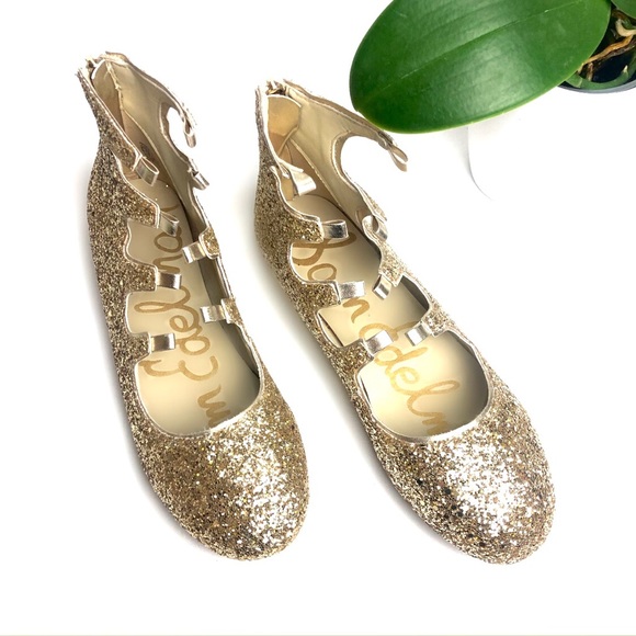 SAM EDELMAN glitter flat - Picture 3 of 4